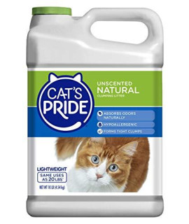 Cats Pride Natural Unscented Lightweight Clumping Clay Cat Litter