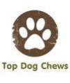 Top Dog Chews USA Dog Bone Knee Caps - 100% Natural Long Lasting Beef Chews for Dogs Perfect for Small, Medium & Large Dogs