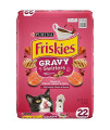 Purina Friskies Dry Cat Food, Gravy Swirlers - 22 lb. Bag
