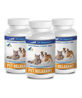 cat Anxiety Relief chews - Natural Relaxant for Dogs and cats - calm and Relaxed - PET Anxiety Relief - chamomile cat - 3 Bottle (270 chews)