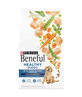 Purina Beneful Healthy Puppy With Farm-Raised Chicken Dry Puppy Dog Food - (4) 3.5 lb. Bags