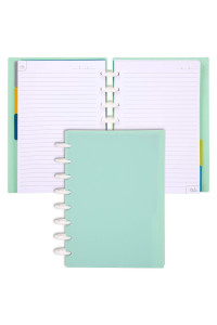 Talia Discbound Notebooks, Planner, Customizable, (Sage Green, Junior (55In X 85In))