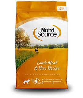 Nutrisource Lamb & Rice Adult Dog Food 30Lb