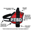 Doggie Stylz Service Dog Harness Vest Comes with 2 Reflective PTSD Removable Patches. Please Measure Dog Before Ordering