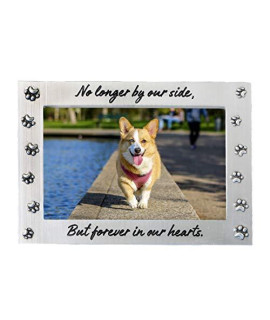 Fashioncraft No Longer By Our Side But Forever In Our Hearts Pet Memorial Picture Frame