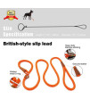 lynxking Dog Leash Slip Rope Lead Leash Strong Heavy Duty Braided Rope No Pull Training Lead Leashes for Medium Large and Small Dogs