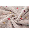 1 Pack 3 Blankets Super Soft Cute Dot Pattern Pet Blanket Flannel Throw For Dog Puppy Cat Dot (Large(41X31), Beige/Brown/Pink)