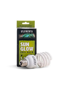Flukers Sun glow 50 UVB compact Fluorescent coil Bulb for Tropical Reptiles, 26 Watt