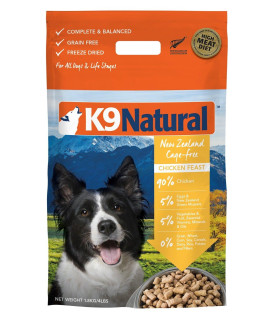 K9 Natural Grain-Free Freeze-Dried Dog Food Chicken 4Lb