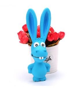 Tau Trading Squeaky Loud and Funny Dog Toy - Blue Donkey