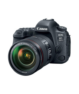 canon EOS 6D Mark II DSLR camera with EF 24-105mm USM Lens - WiFi Enabled (Renewed)