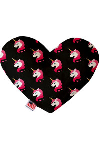 Mirage Pet Products Pretty Pink Unicorns 8 inch Heart Dog Toy