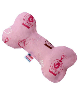 Mirage Pet Products Pink Whimsy Bird cages 10 inch Bone Dog Toy