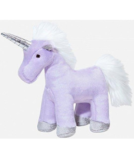 Fluff and Tuff Violet Unicorn Plush Dog Toy