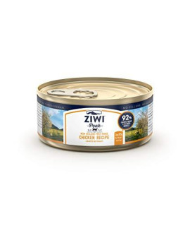 Ziwi Peak Canned Wet Cat Food - All Natural High Protein Grain Free Limited Ingredient With Superfoods (Chicken Case Of 24 3Oz Cans)