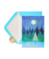 Papyrus Holiday cards Boxed with Envelopes, Wonder, Joy, and Peace of the Season, Holiday Tree (14-count)