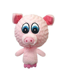 Multipet 43236-1 Knobby Noggins Pig Dog Toy