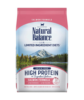 Natural Balance Limited Ingredient Diet Salmon High Protein Adult grain-Free Dry cat Food 5-lb Bag