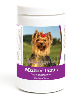 Healthy Breeds Yorkshire Terrier Multivitamin Soft chew for Dogs 180 count