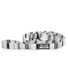 Wolfgang Man Beast Premium Leash for Small Medium Large Dogs, Made in USA, WhiteOwl Print, Large (1 Inch X 6 Feet)