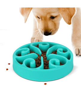 Jasgood Slow Feeder Dog Bowl Slow Eat Feeder For Fun Slow Feeding Interactive Bloat Stop Dog Bowls