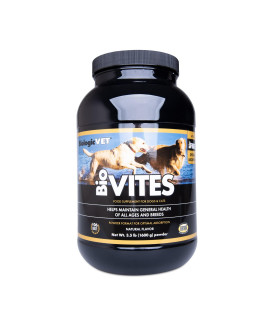 BiologicVET - BioVITES Multivitamin Powder for cats & Dogs Essential Vitamins Minerals & Enzymes Supports Your Pets Digestion and Immune System 106-day Supply for 60-lb. Animal 3.5-lb. Powder