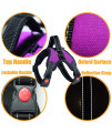 No Pull Dog Harness, Breathable Adjustable Comfort, Free Leash Included, for Small Medium Large Dog, Best for Training Walking Purple XL