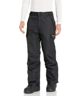 Arctix Mens Snow Sports cargo Pants, Black, Small34 Inseam