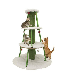 Kitty city Large cat Tunnel Bed cat Bed Pop Up bed cat Toys christmas Tree Large Tree