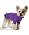 Stinky G Dog Sweater Turtleneck Purple Size 10