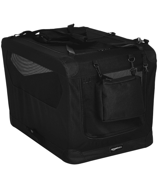 AmazonBasics Premium Folding Portable Soft Pet Crate - 30