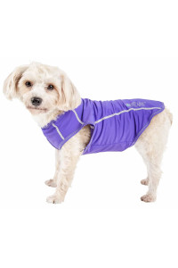 Pet Life A Active Racerbark Fitness and Yoga Dog T-Shirt Tank Top - Performance Pet T-Shirt with 4-Way-Stretch and Quick-Dry Technology - Summer Dog clothes with Added Reflective Safety
