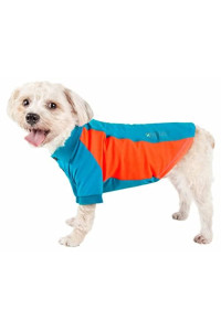 Pet Life A Active Barko Pawlo Stretchy Fitness and Yoga Dog T-Shirt - Dog Polo Featuring 4-Way Relax-Stretch and Quick Dry Technology - Performance and Reflective Pet T-Shirt Dog clothes
