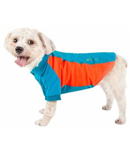 Pet Life A Active Barko Pawlo Stretchy Fitness and Yoga Dog T-Shirt - Dog Polo Featuring 4-Way Relax-Stretch and Quick Dry Technology - Performance and Reflective Pet T-Shirt Dog clothes