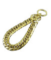 Large Pet Dog Choke Chain Huge Heavy Gold Stainless Steel P Choker Collar Necklace 18mm (Length: 26 recommend dog's Neck:22)