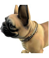 Large Pet Dog Choke Chain Huge Heavy Gold Stainless Steel P Choker Collar Necklace 18mm (Length: 26 recommend dog's Neck:22)