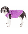 Pet Life ? Active 'Aero-Pawlse' Heathered Fitness and Yoga Dog T-Shirt Tank Top - Performance Pet T-Shirt with 4-Way-Stretch and Quick-Dry Technology - Summer Dog Clothes with Added Reflective Safety