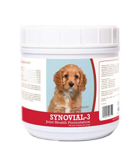 Healthy Breeds Synovial-3 Dog Hip & Joint Support Soft Chews for Cavapoo - OVER 200 BREEDS - Glucosamine MSM Omega & Vitamins Supplement - Cartilage Care - 120 Ct