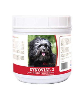 Healthy Breeds Synovial-3 Dog Hip & Joint Support Soft Chews for Lowchen - OVER 200 BREEDS - Glucosamine MSM Omega & Vitamins Supplement - Cartilage Care - 120 Ct