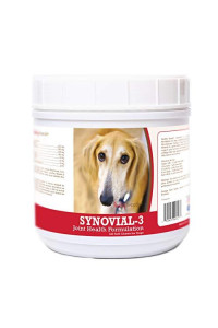 Healthy Breeds Synovial-3 Dog Hip & Joint Support Soft Chews for Sloughi - OVER 200 BREEDS - Glucosamine MSM Omega & Vitamins Supplement - Cartilage Care - 120 Ct