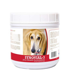 Healthy Breeds Synovial-3 Dog Hip & Joint Support Soft Chews for Sloughi - OVER 200 BREEDS - Glucosamine MSM Omega & Vitamins Supplement - Cartilage Care - 120 Ct
