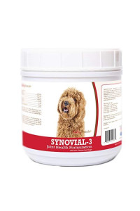 Healthy Breeds Synovial-3 Dog Hip & Joint Support Soft Chews for Labradoodle, Brown - OVER 200 BREEDS - Glucosamine MSM Omega & Vitamins Supplement - Cartilage Care - 120 Ct
