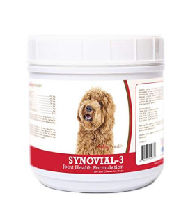 Healthy Breeds Synovial-3 Dog Hip & Joint Support Soft Chews for Labradoodle, Brown - OVER 200 BREEDS - Glucosamine MSM Omega & Vitamins Supplement - Cartilage Care - 120 Ct