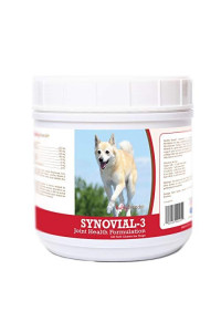 Healthy Breeds Synovial-3 Dog Hip & Joint Support Soft Chews for Norwegian Buhund - OVER 200 BREEDS - Glucosamine MSM Omega & Vitamins Supplement - Cartilage Care - 120 Ct