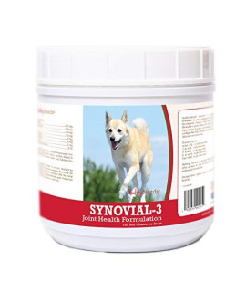 Healthy Breeds Synovial-3 Dog Hip & Joint Support Soft Chews for Norwegian Buhund - OVER 200 BREEDS - Glucosamine MSM Omega & Vitamins Supplement - Cartilage Care - 120 Ct