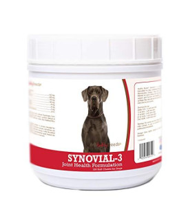 Healthy Breeds Synovial-3 Dog Hip & Joint Support Soft Chews for Great Dane, Brown - OVER 200 BREEDS - Glucosamine MSM Omega & Vitamins Supplement - Cartilage Care - 120 Ct