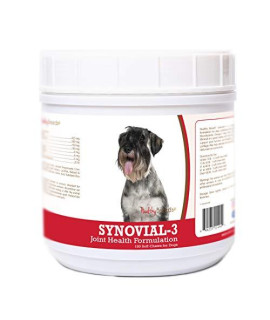 Healthy Breeds Synovial-3 Dog Hip & Joint Support Soft Chews for Standard Schnauzer - OVER 200 BREEDS - Glucosamine MSM Omega & Vitamins Supplement - Cartilage Care - 120 Ct