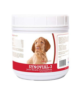 Healthy Breeds Synovial-3 Dog Hip & Joint Support Soft Chews for Wirehaired Vizsla - OVER 200 BREEDS - Glucosamine MSM Omega & Vitamins Supplement - Cartilage Care - 120 Ct