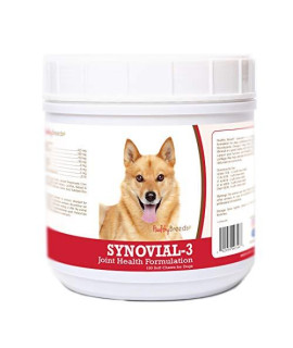 Healthy Breeds Synovial-3 Dog Hip & Joint Support Soft Chews for Finnish Spitz - OVER 200 BREEDS - Glucosamine MSM Omega & Vitamins Supplement - Cartilage Care - 120 Ct