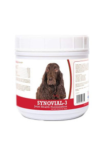Healthy Breeds Synovial-3 Dog Hip & Joint Support Soft Chews for Field Spaniel - OVER 200 BREEDS - Glucosamine MSM Omega & Vitamins Supplement - Cartilage Care - 120 Ct